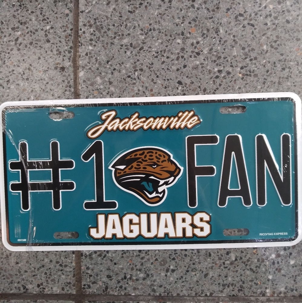 Jacksonville Jaguars License Plate